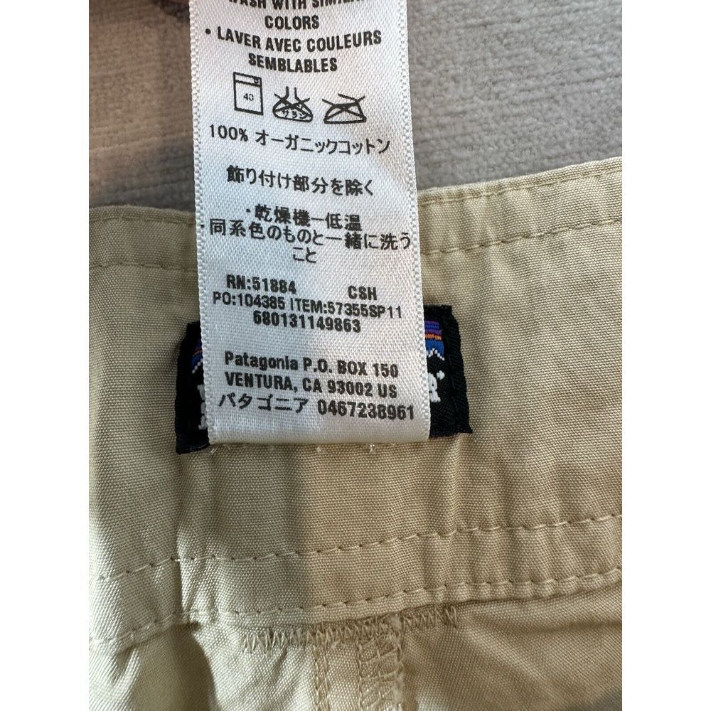 Patagonia Roll Up Shorts Straight Lightweight Pockets Travel Hiking Womens 6 Tan - Picture 4 of 8